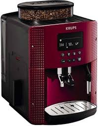 Krups EA815570 1.7L Svart/Röd Kaffemaskin