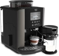 KRUPS Arabica Latte EA819E Kaffemaskin - Svart & Grå