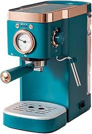 ZUKEE KF Retro Espressomaskin - Liten Italiensk Kaffeupplevelse