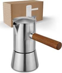 LAMBDA COFFEE® Induktionsespresso 100 ml i Rostfritt Stål