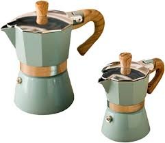 Italiensk Moka Kaffebryggare i Aluminium 150/300ML
